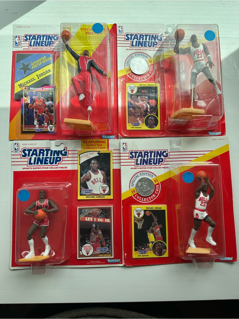 Starting Lineup Kenner Michael Jordan Bulls Collector Figures